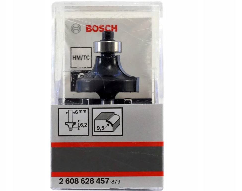 Bosch Frezos 6 mm R9,5 mm,D31,8 mm, L16,2