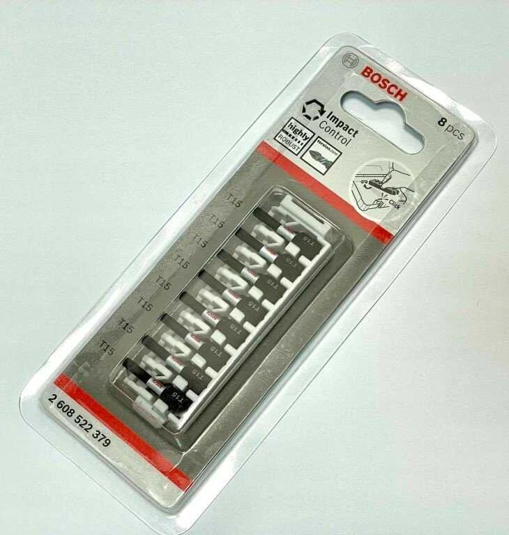 Bosch Suktuvo antgaliai T15/L25 8 vnt./Impact Control