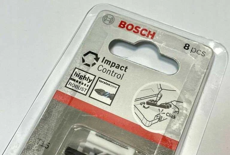 Bosch Suktuvo antgaliai T15/L25 8 vnt./Impact Control
