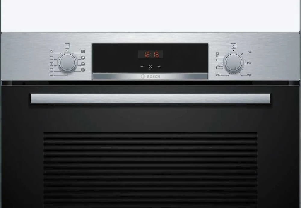 Bosch Serie 4 HBA534ES3 orkaitė 71 L 3400 W Juodas, Nerūdijantis plienas