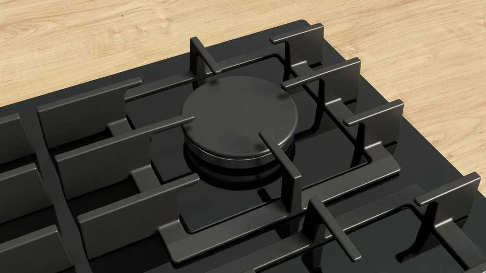 Kaitlentė Bosch Serie 6 PPM9A6I40 hob Juodas Built-in 90 cm Gas 5 zone(s)