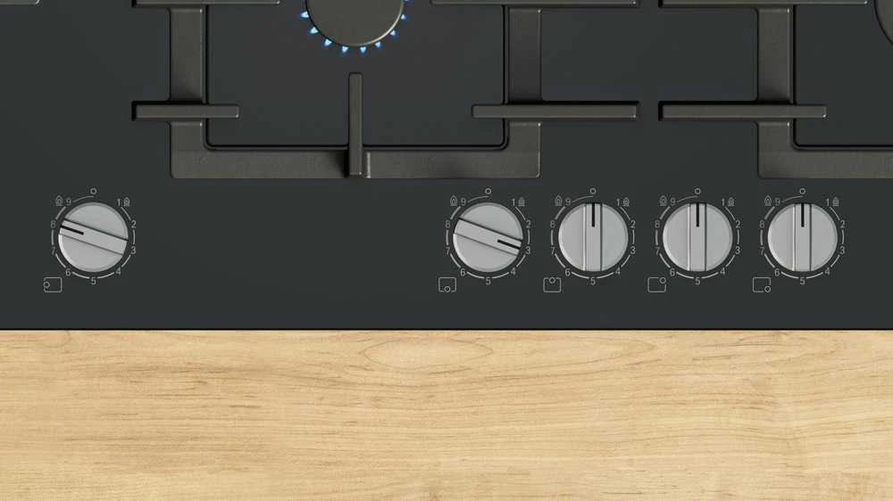 Kaitlentė Bosch Serie 6 PPM9A6I40 hob Juodas Built-in 90 cm Gas 5 zone(s)