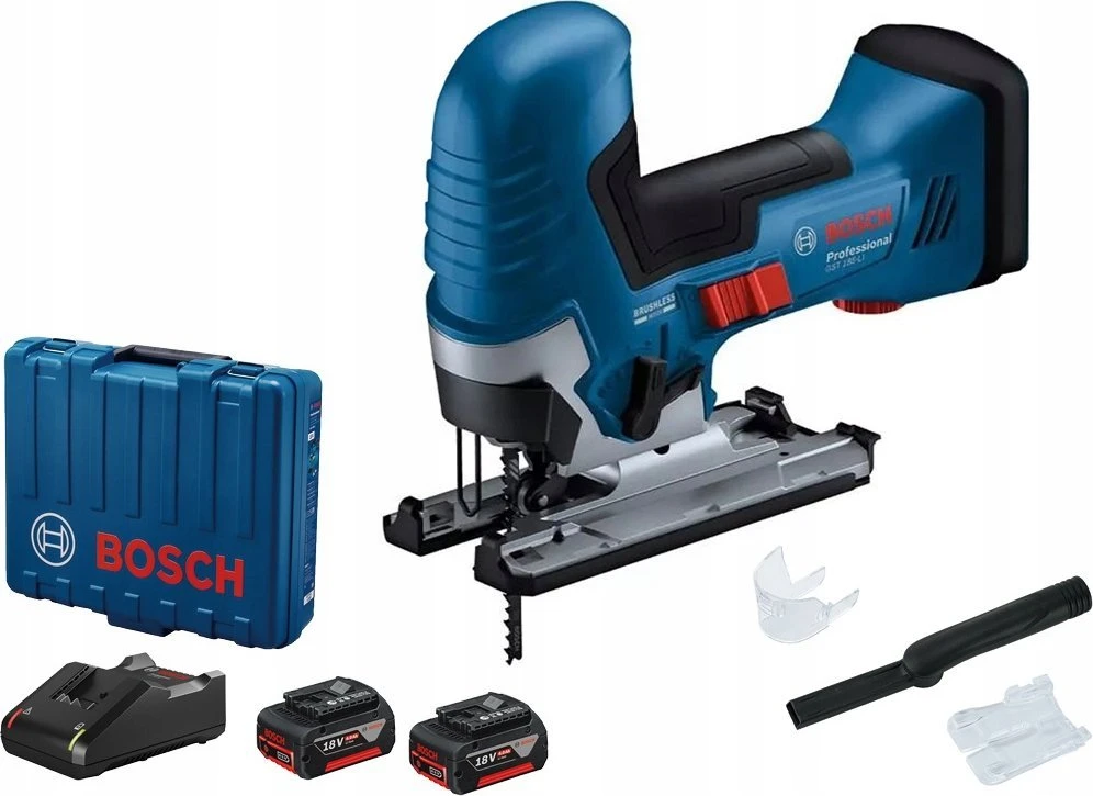 Bosch GST 185-LI siaurapjūklis su priedų komplektu