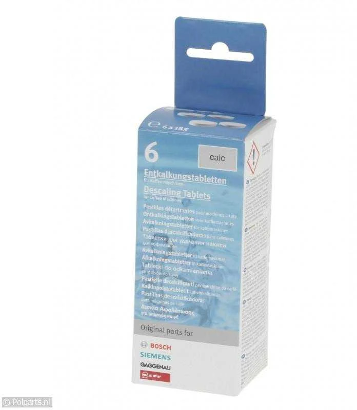 Kavos aparatas Bosch Nukalkinimo tabletės BSH 00312453