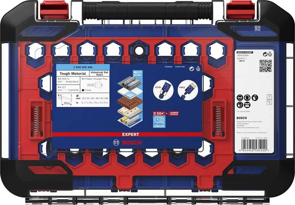 Bosch 14-dalių Gręžimo karūnėlių komplektas