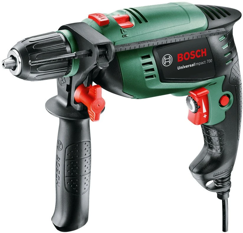 Elektrinis smūginis gręžtuvas Bosch Universal Impact 700; 701 W