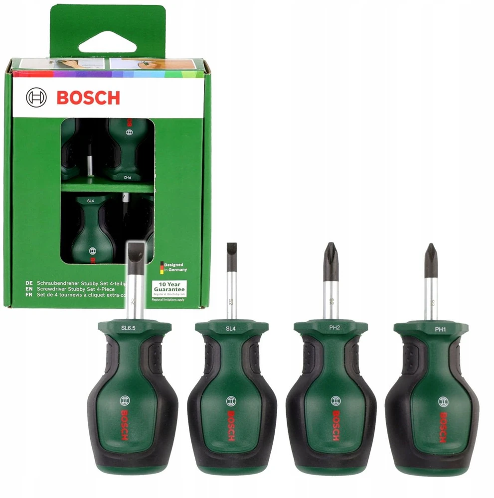 Bosch kompaktiškas atsuktuvų rinkinys, 4vnt.
