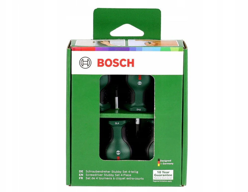 Bosch kompaktiškas atsuktuvų rinkinys, 4vnt.