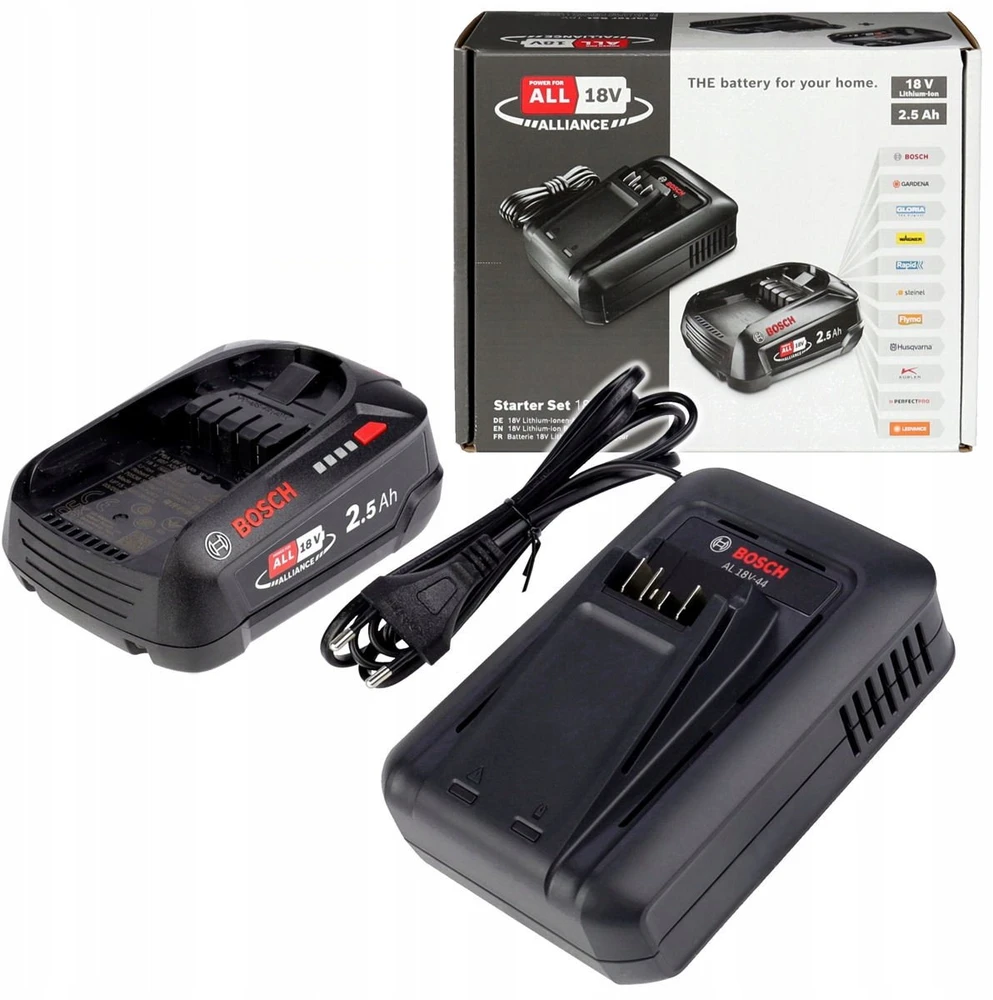 Bosch akumuliatoriaus ir kroviklio rinkinys 18V 1x2.5Ah , AL 18V-44