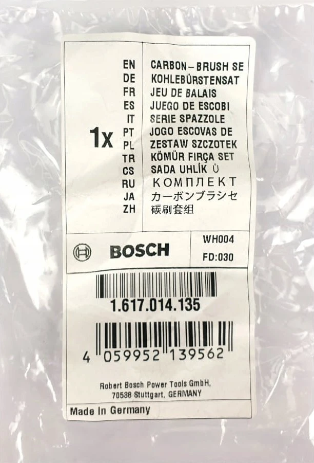 Angliniai šepetėliai Bosch 1617014135