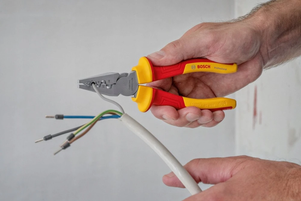 Bosch VDE Crimping Plier 180mm