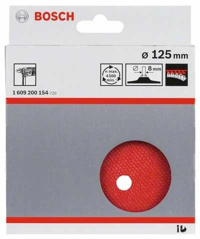 Bosch šlifavimo padas su lipnia juosta 125 x 8 mm (1609200154)