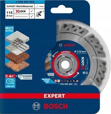 Bosch XLOCK Deimant.pjov.diskas Multi Material 115