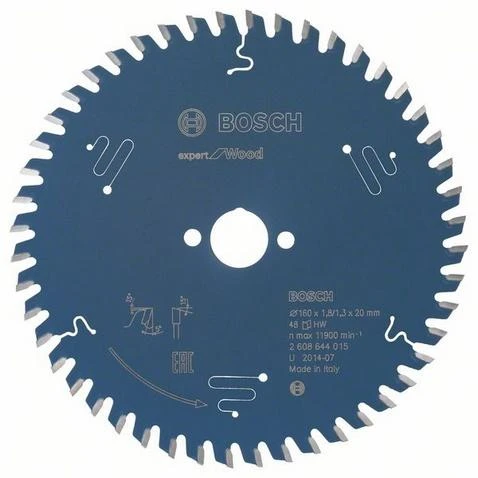 Pjovimo diskas Bosch Expert for Wood 2608644015; 160x20 mm; Z48