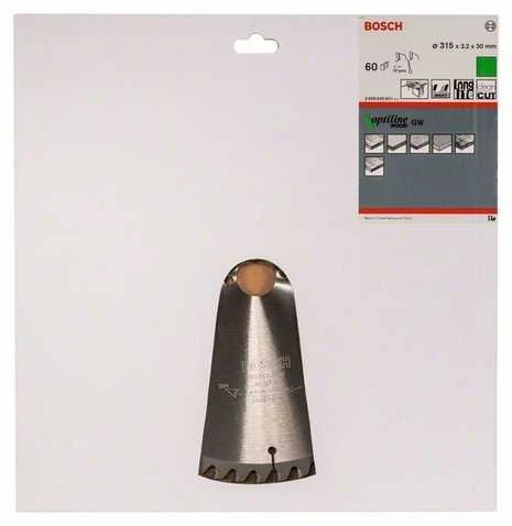 Bosch Disk.pjūkl.diskas 315x30m staklėms