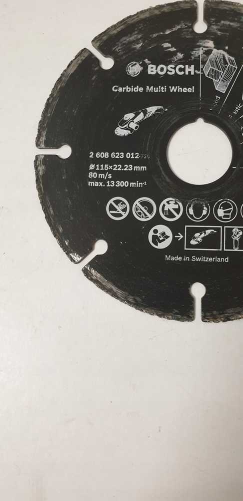 „Bosch“ standartinis nerūdijančio plieno pjovimo diskas 115x1,0x22,23P