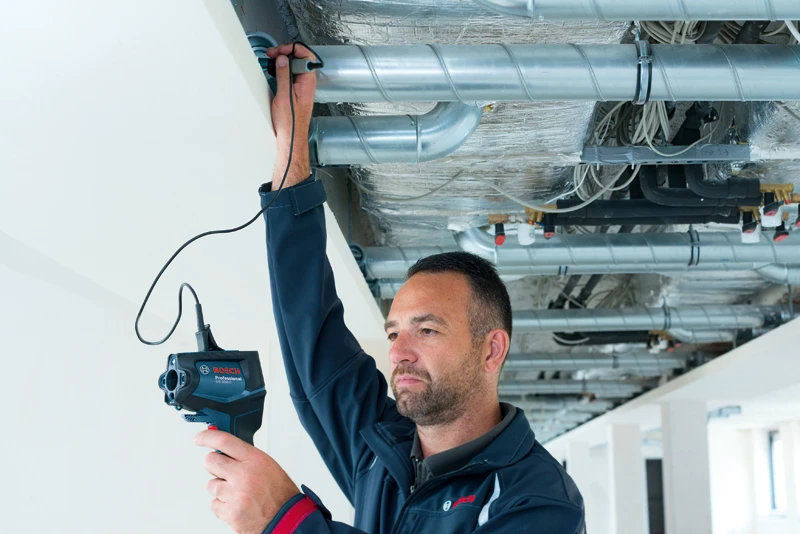Bosch Šilumos detektorius GIS 1000 C Professional su lagaminu