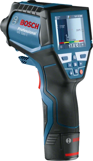 Bosch Šilumos detektorius GIS 1000 C Professional be akumuliatoriaus ir kroviklio