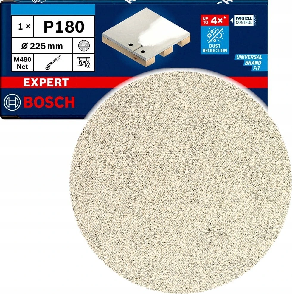 Bosch Šlifavimo tinklelis M 480 225mm, G180, 25 vnt.