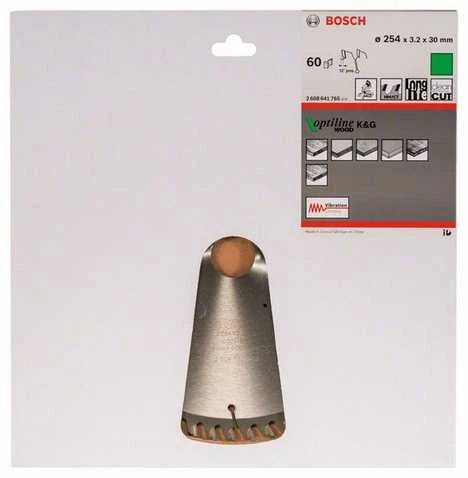BOSCH diskinis pjūklas OPTI 254x3,2x30x60z