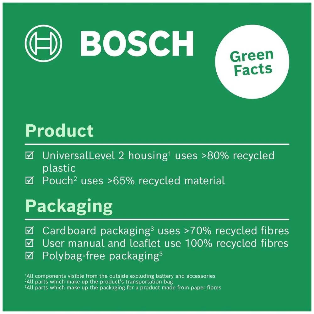 Bosch UniversalLevel 2 Set Kryžm.linijų lazeris
