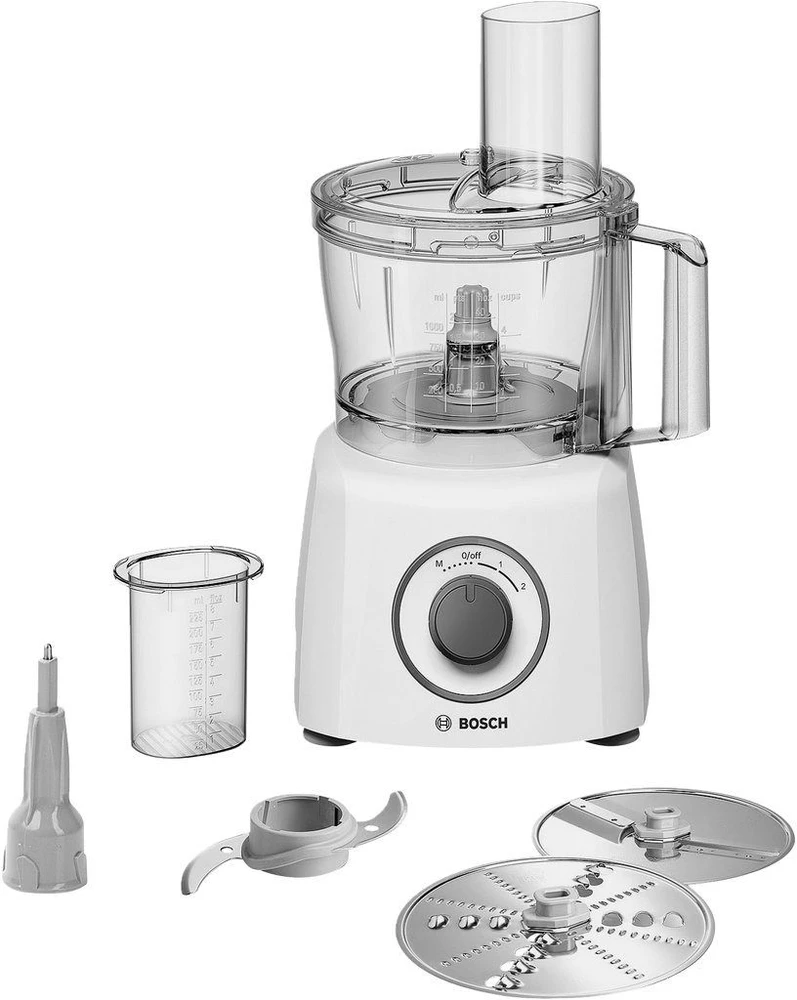 Virtuvinis kombainas Bosch MCM3110W Virtuvės kombainas, MultiTalent 3, 800 W, Baltas, Baltas
