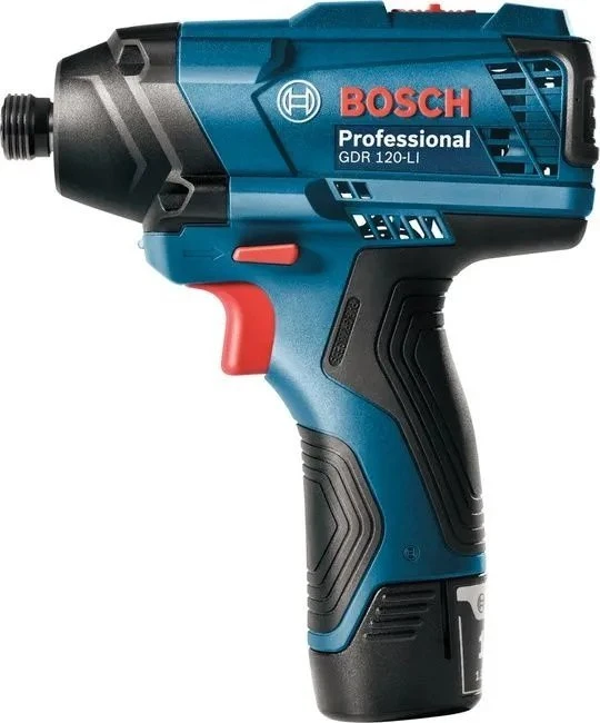 Smūginis suktuvas Bosch GDR 120-LI; 12 V (be akumuliatoriaus ir pakrovėjo)
