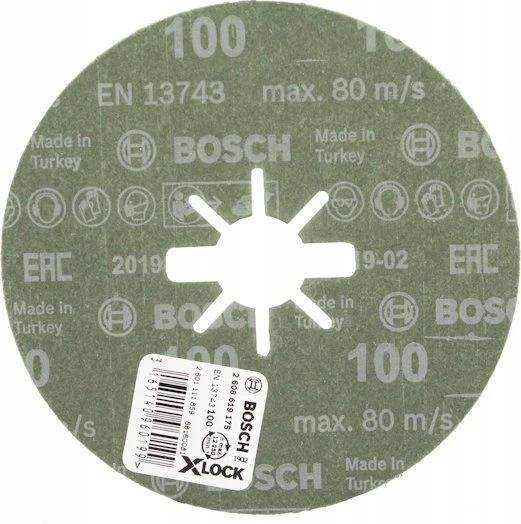 Bosch X-LOCK šlifavimo diskai Expert Metal, D 125; K100