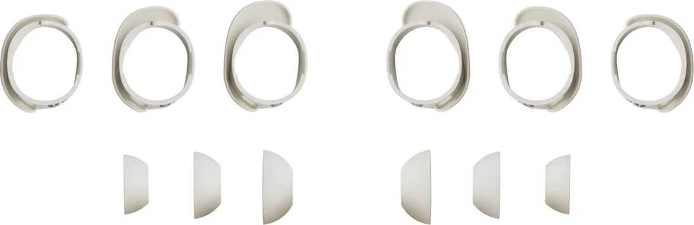 Belaidžiai ausinukai Bose QuietComfort, Balti
