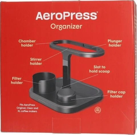 AeroPress Stovas-laikiklis AeroPress kavos ruošimo prietaisui ir priedams
