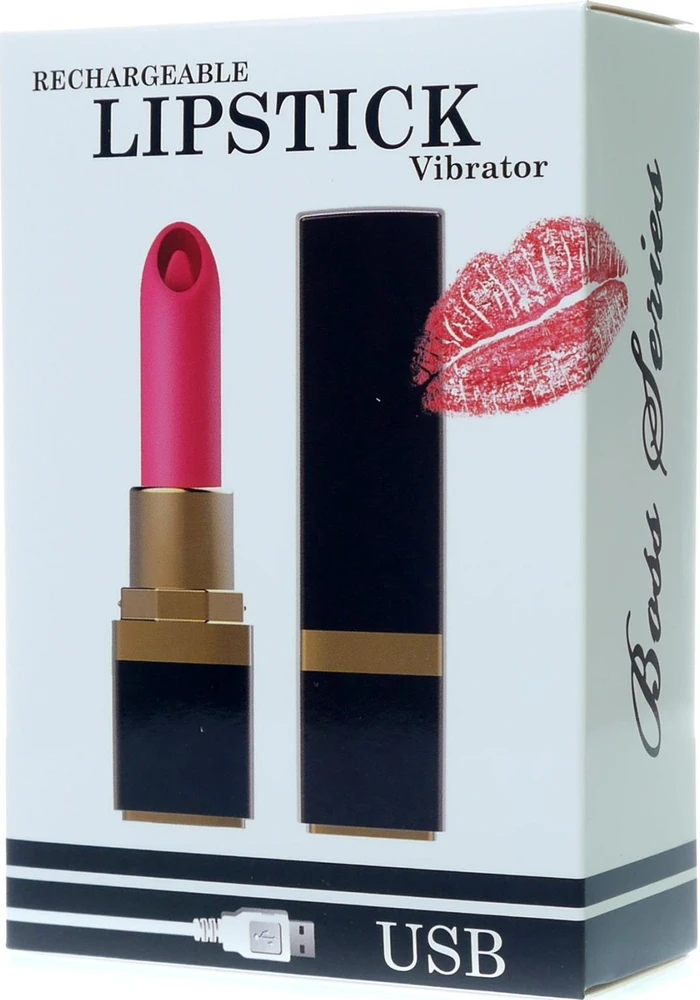 BoT B serijos Power Stymulator-Lipstick Vibrator USB 10 funkcijos
