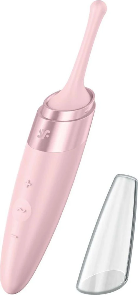 „Satisfyer Twirling Delight“ mini vibratorius, skirtas abiem rankoms