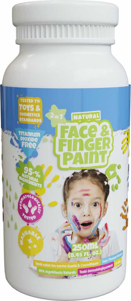 Boti Global BOTI NATURAL farba d/mal palcami BIA 250ml 38590