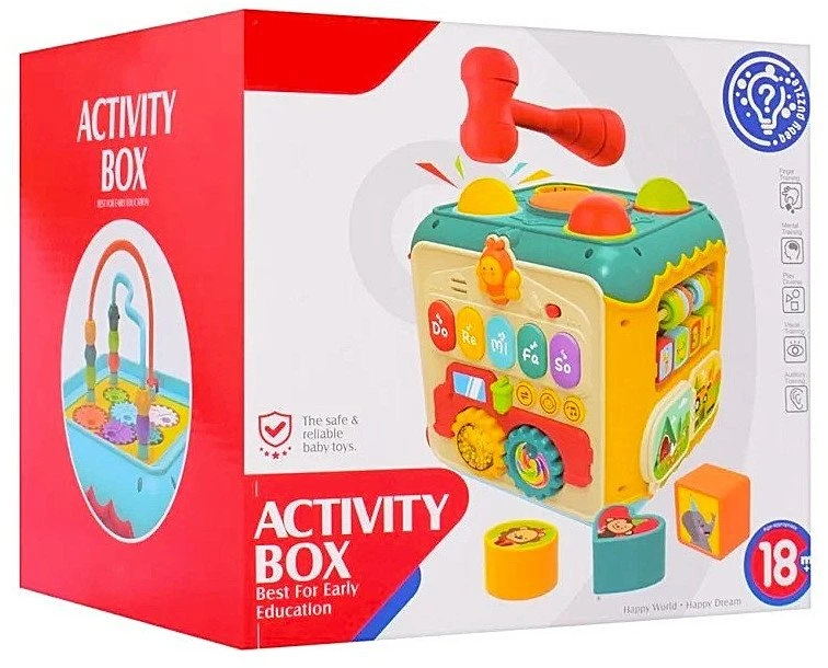 Bounn Edukacinis interaktyvus rūšiavimo kubas 6 in 1