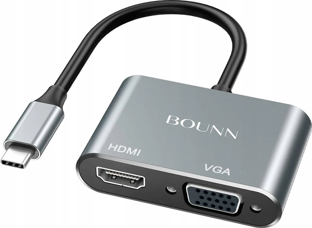 USB-C į HDMI ir VGA adapteris Bounn