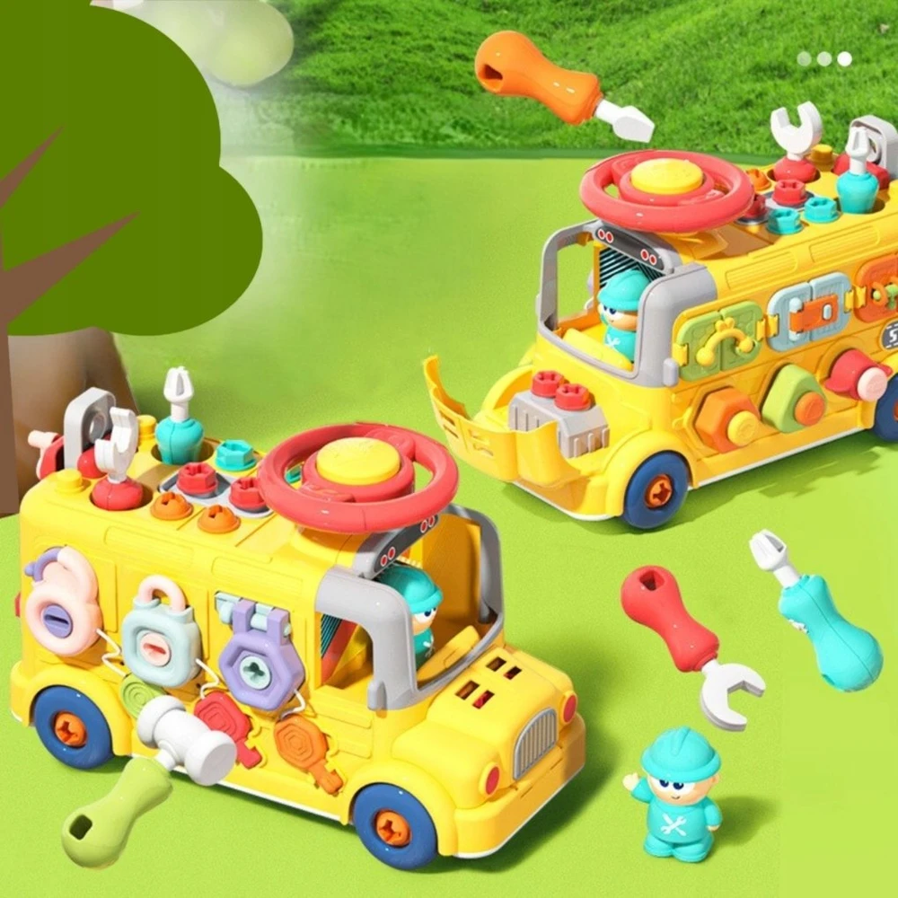 Bounn Švietimo varžtas autobusas geltonas