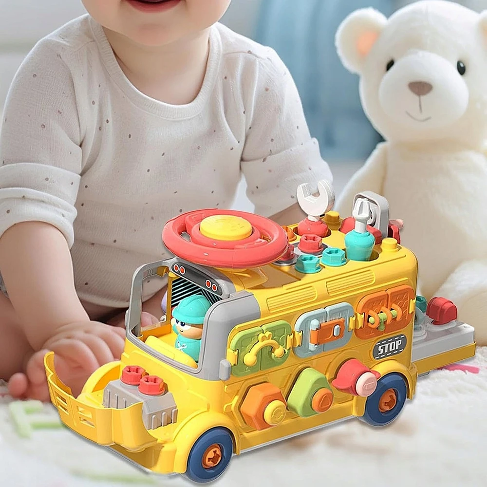 Bounn Švietimo varžtas autobusas geltonas