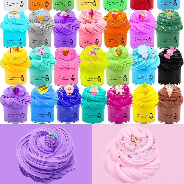 Bounn Plastilino rinkinys 24 spalvos Slime spalvoti keksiukai