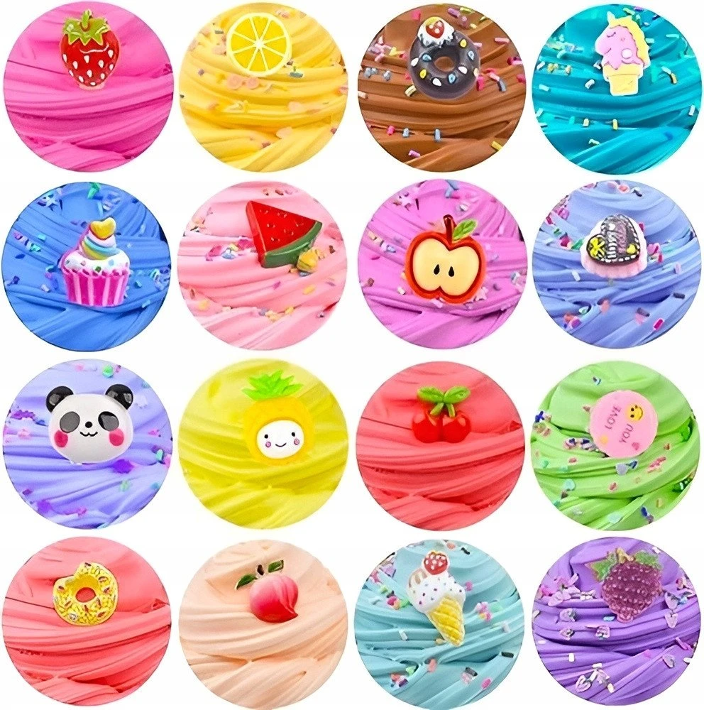 Bounn Plastilino rinkinys 24 spalvos Slime spalvoti keksiukai