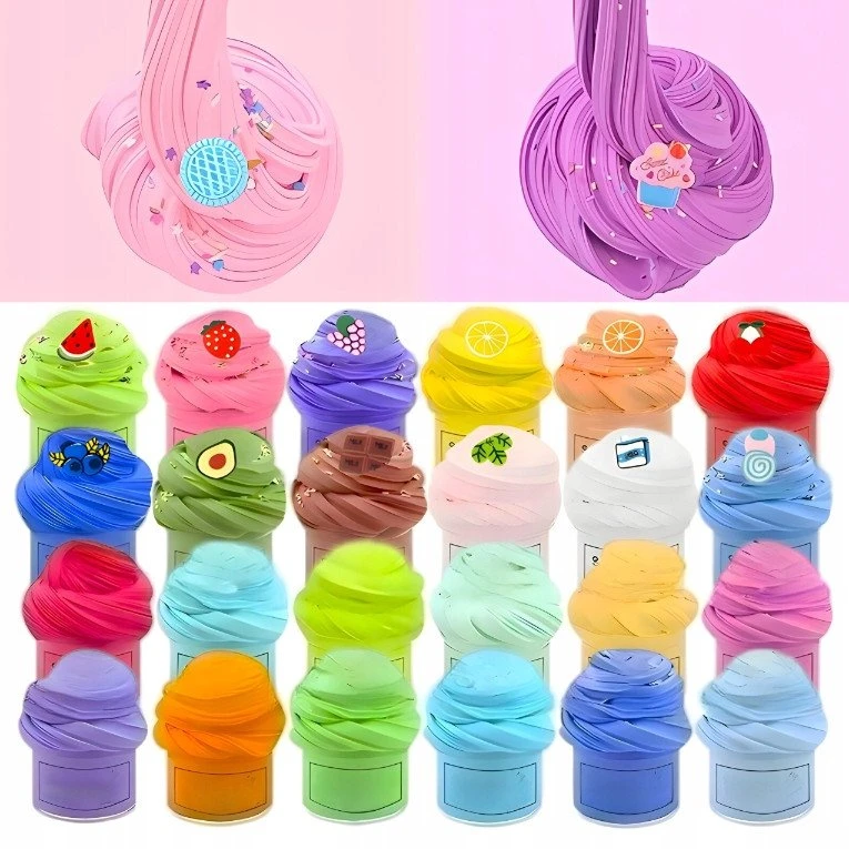 Bounn Plastilino rinkinys 24 spalvos Slime spalvoti keksiukai