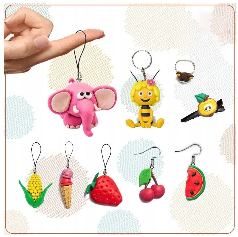 Bounn Plastilino rinkinys 50 spalvų termiškai kietėjantis modelinas