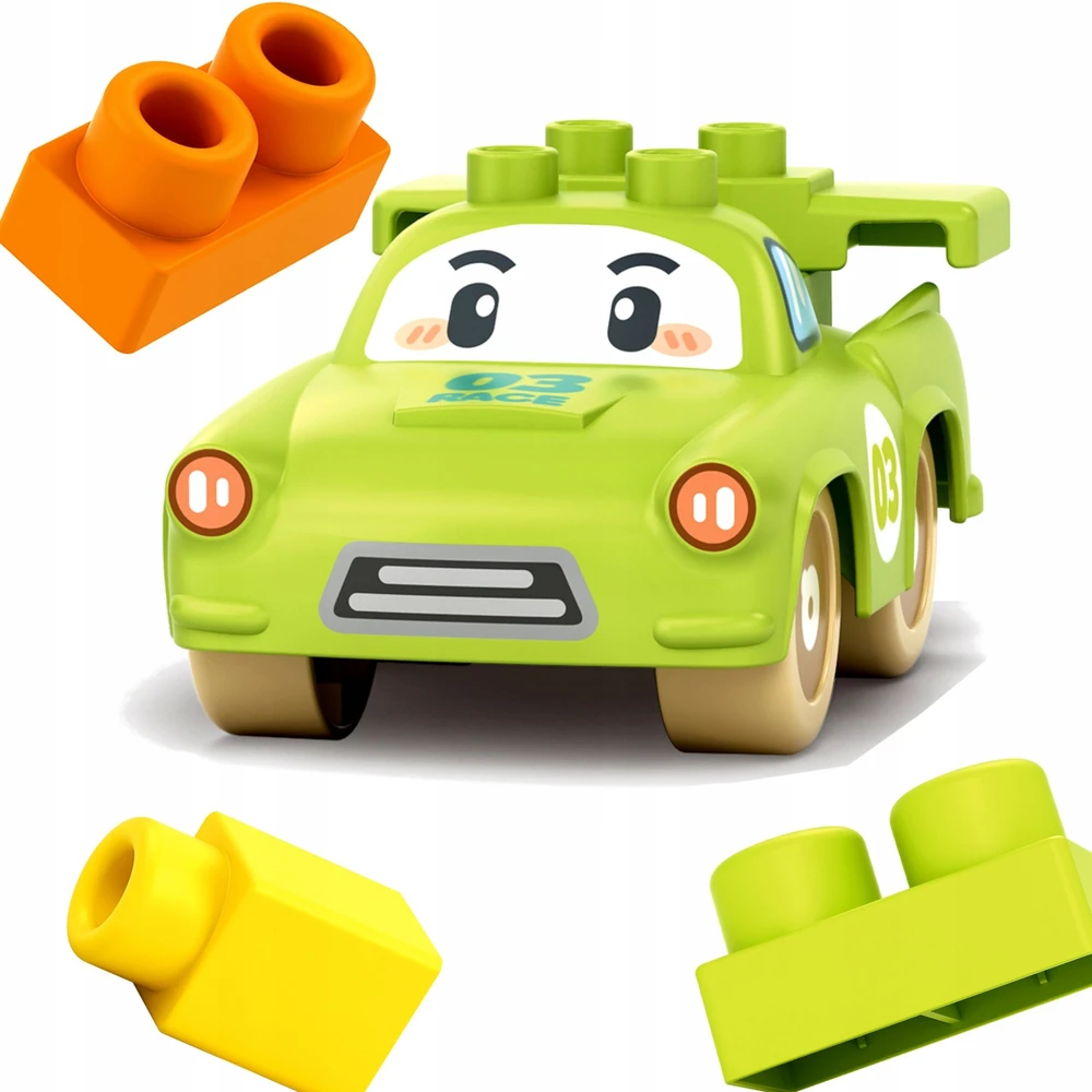 Bounn Minkšti kaladėlės automobiliams, 50 vnt.