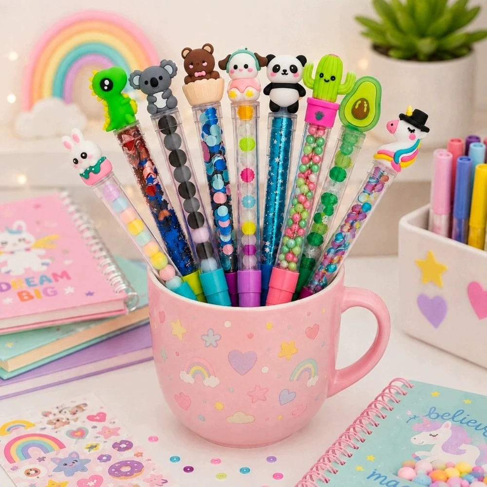 Bounn Rinkinys dekoratyvinių rašiklių gamybai vaikams, kūrybiškas DIY (ST0995337B)