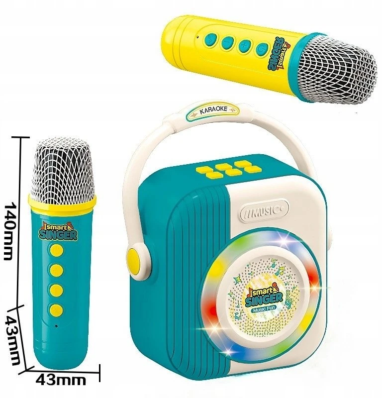 Bounn Rinkinys do karaoke vaikams dwa mikrofony