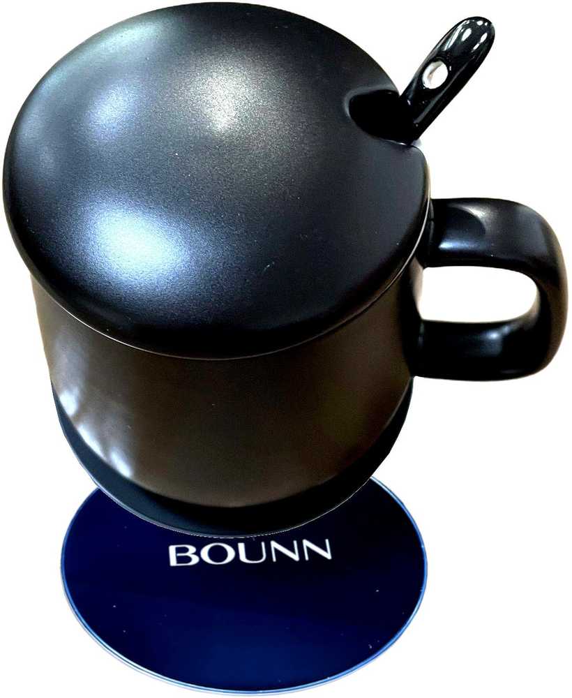 Bounn Šildomas puodelis + 2in1 belaidis įkroviklis