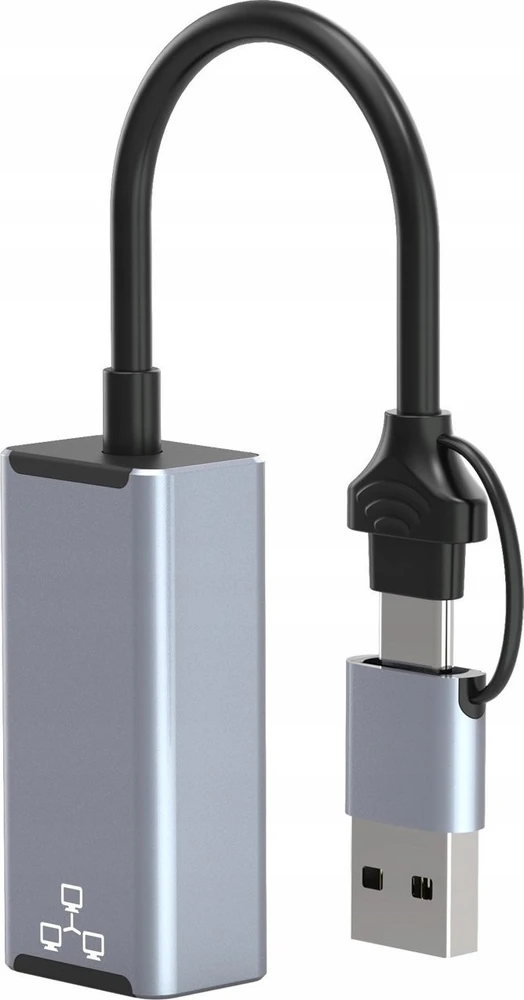 „Bounn“ tinklo plokštės USB / C TIPO eterneto adapteris 100 Mbps