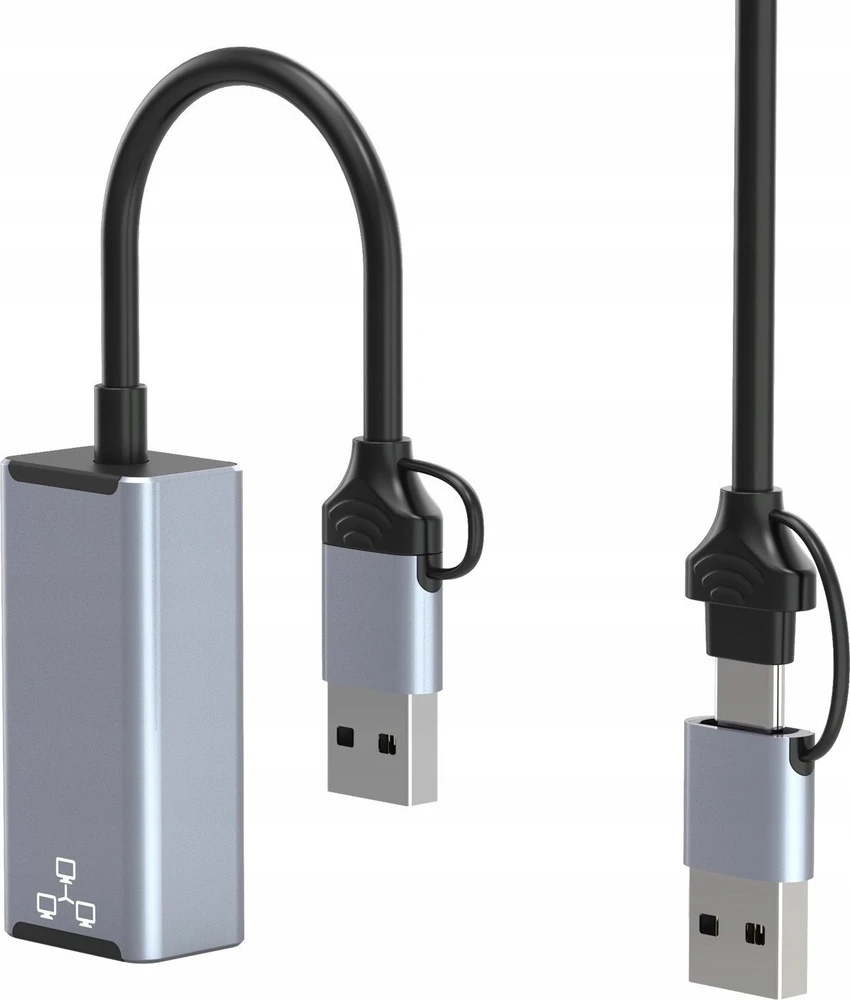 „Bounn“ tinklo plokštės USB / C TIPO eterneto adapteris 100 Mbps