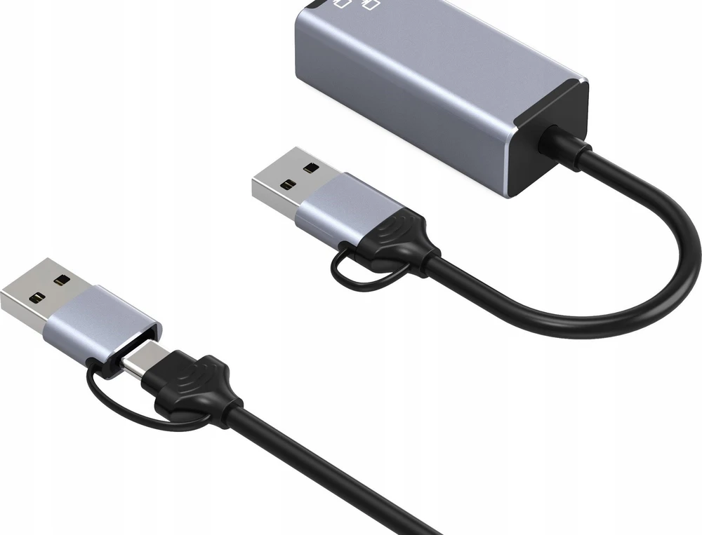 „Bounn“ tinklo plokštės USB / C TIPO eterneto adapteris 100 Mbps