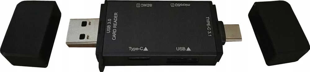 Skaitytuvas Bounn Skaitytuvas kart pamiÄci USB USB-C 3.0 hub PRO 6w1 SD/MicroSD