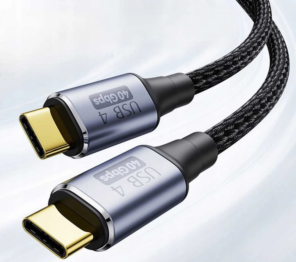 USB kabelis Bounn USB-C - USB-C 1 m juodas (BKZD_10)
